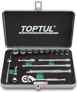 Bộ tuýp bông loại bóng 1/4" 18 món Toptul GCAD1818