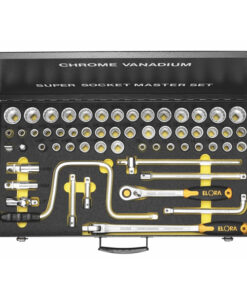 Bộ tuýp đa năng 57 món hệ inch và mét 10-32mm Elora 770-LSSMF