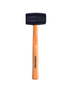 Búa cao su đầu đen tay gỗ 450gram (16OZ) Workpro WP241039