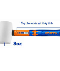 Búa cao su trắng mềm cán nhựa Wadfow WHM7303 8Oz (220g)