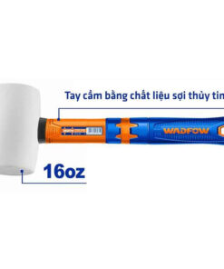 Búa cao su trắng mềm cán nhựa Wadfow WHM7304 16Oz (450g)