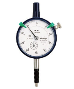 Đồng hồ 10mm/0.01mm lưng phẳng Mitutoyo 2046AB