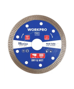 Lưỡi cưa đĩa cắt kim cương Turbo răng lưới siêu mỏng 230x22.2x10mm Workpro
WP405063
