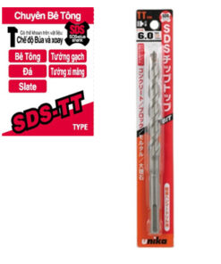 Mũi khoan bê tông chuôi SDS Plus Unika TT6.0x110