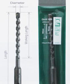 Mũi khoan bê tông SDS PLUS 26x260mm Hikoki 401028