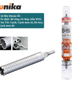 Mũi khoan rút lõi bê tông cốt thép 32x150mm Unika ES-D32ST (Chuôi trụ)