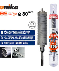 Mũi khoan rút lõi chuôi SDS Plus 80mm Unika ES-D80SDS