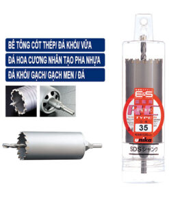 Mũi khoan rút lõi chuôi trụ 35mm Unika ES-R35ST