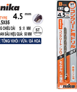 Mũi khoan tường 4.5x85mm Unika B4.5x85