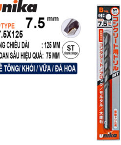 Mũi khoan tường 7,5x125mm Unika B7.5x125