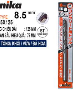 Mũi khoan tường 8,5x125mm Unika B8.5x125