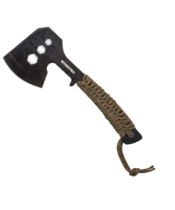 Rìu cắm trại có tay cầm quấn dây dù lưỡi chống gỉ 10 inch Workpro WP383002