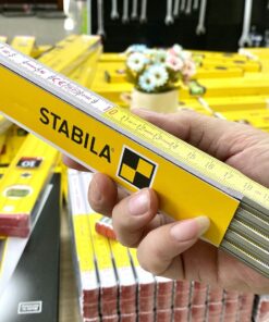 Thước xếp bằng gỗ sồi, hệ mét, 10 đoạn 2m Stabila Germany 01128