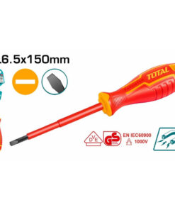 Tuốc nơ vít (tô vít) dẹp cách điện 1000V Total THTIS4100 4mm
